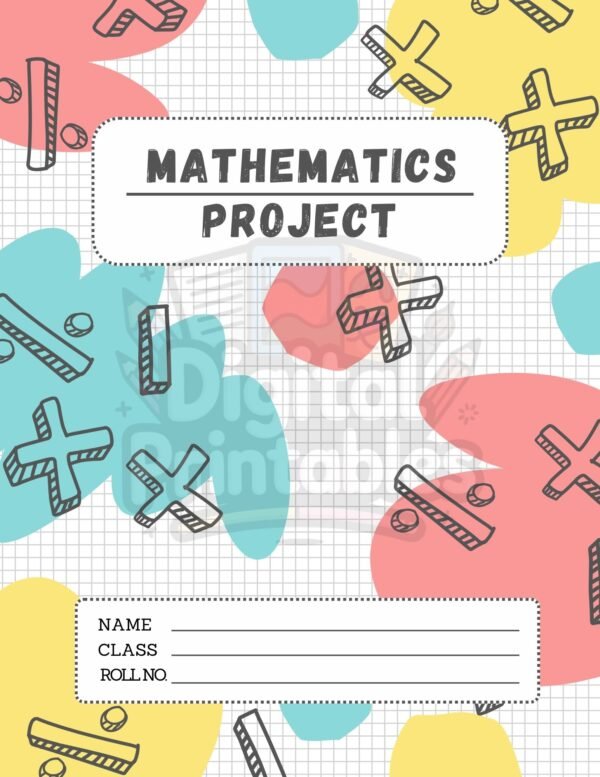 Math Project Sheets - Image 12