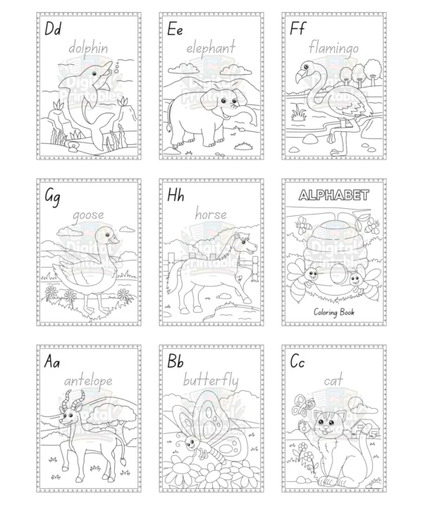 Alphabet Coloring Book