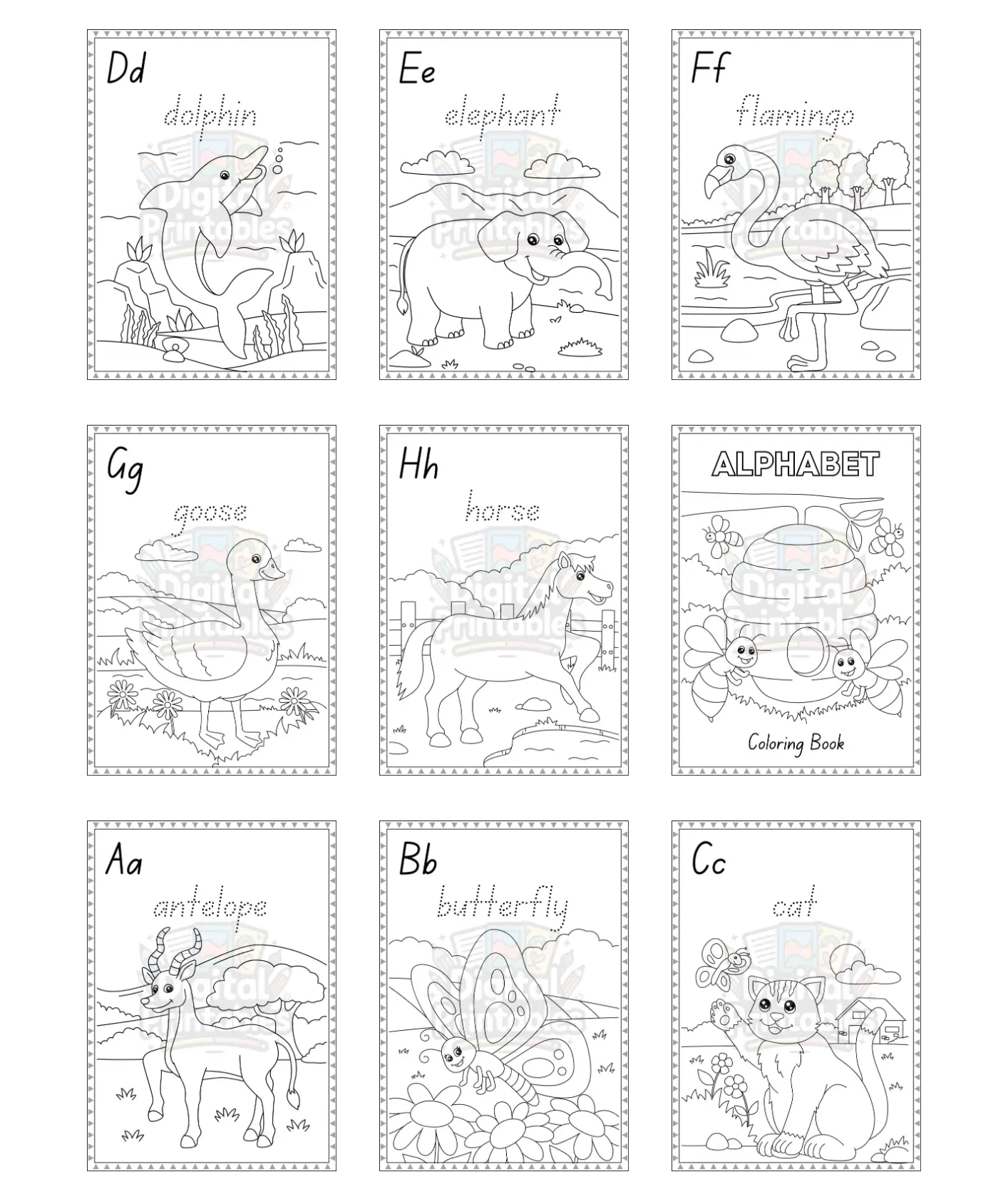 Alphabet Coloring Book