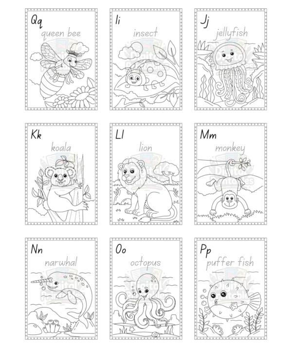 Alphabet Coloring Book