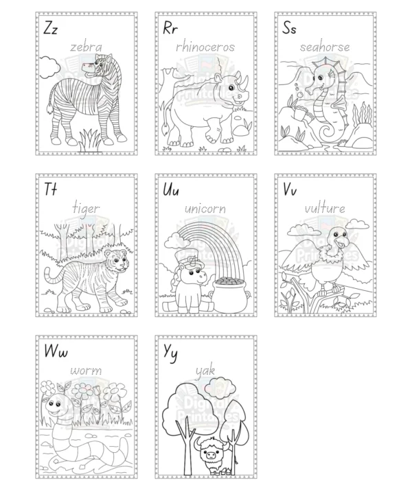 Alphabet Coloring Book