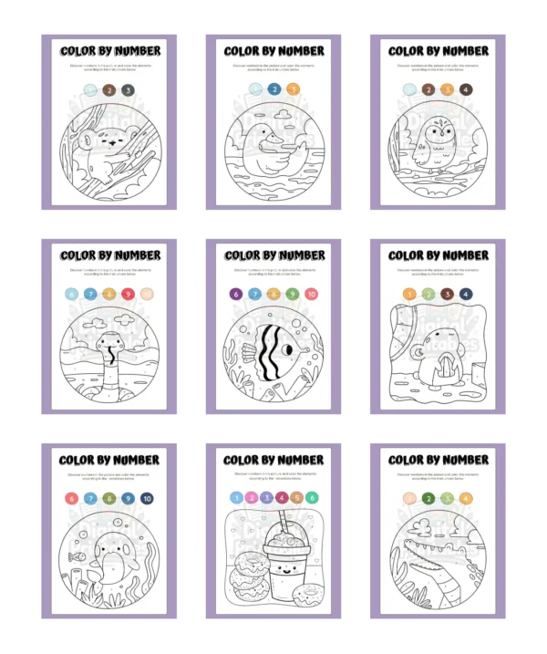 color by numbers