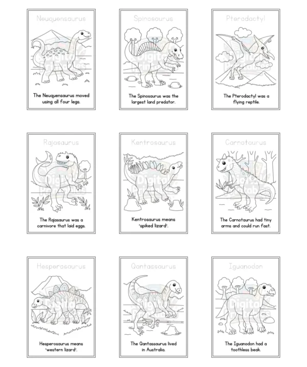 Dinosaurs Coloring Book