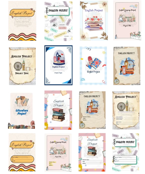 All Subject Sheets Hindi + English + Science + Social Studies + Math + Design Pages