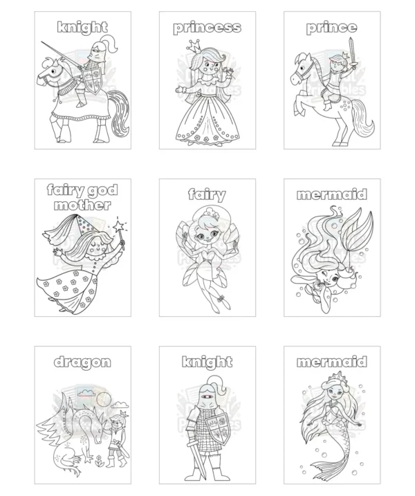 Fairytales Coloring Book