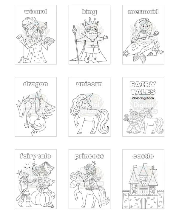 Fairytales Coloring Book