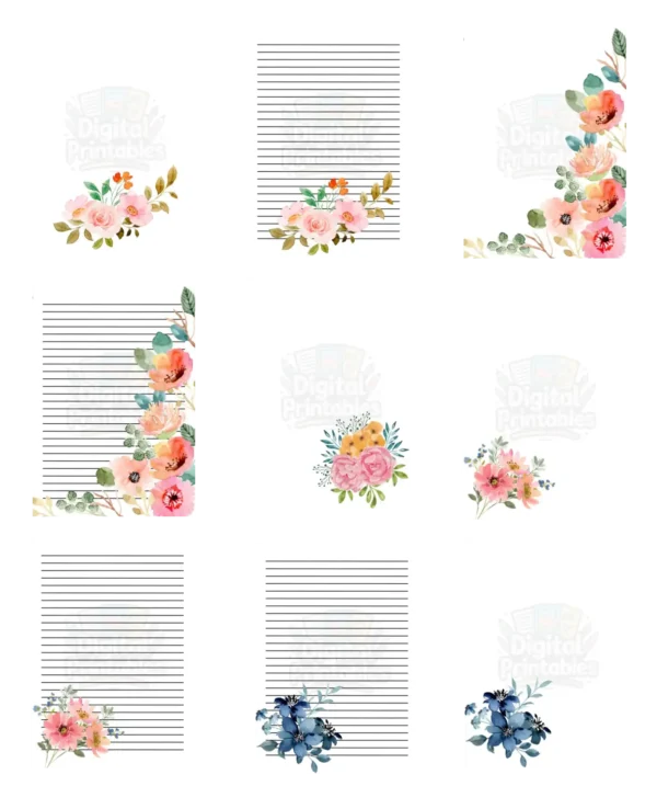 Floral Writing Paper