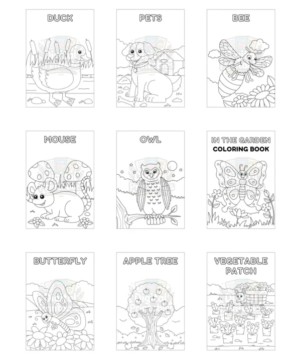 Garden Coloring Book