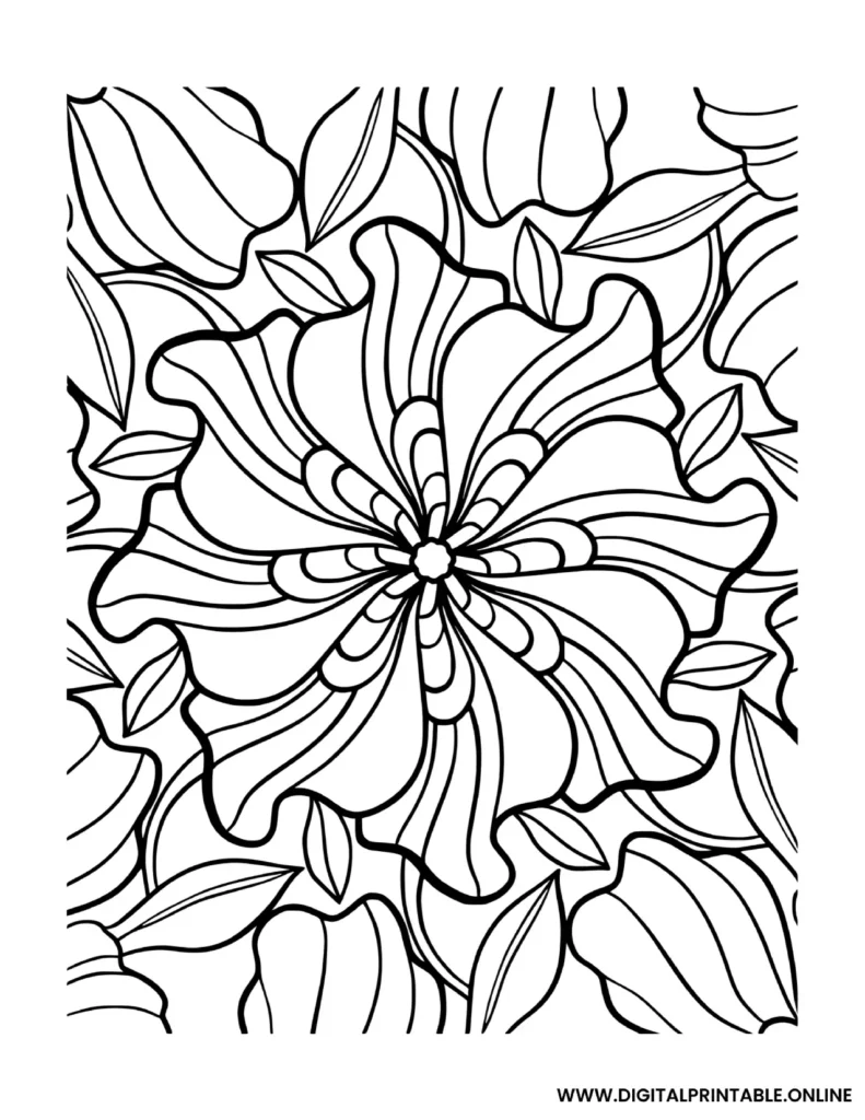 Stress Relief Coloring Page-2