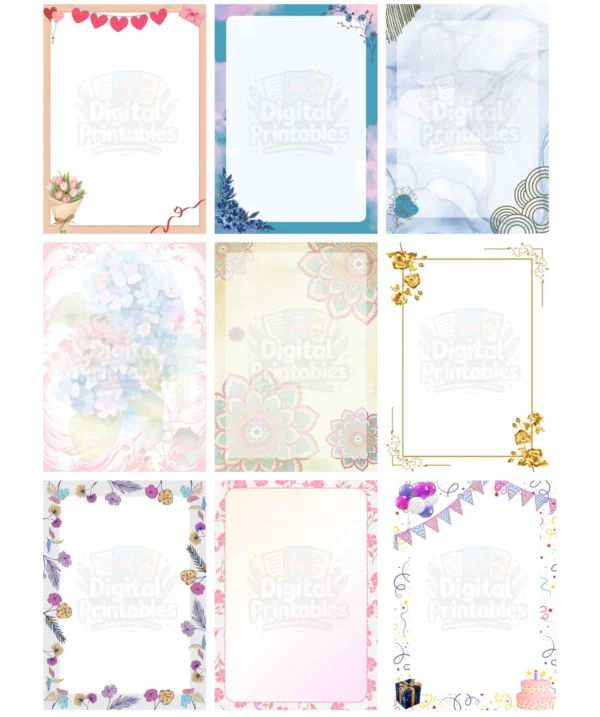 Journal Design-50 beautifully crafted art sheets - Image 2