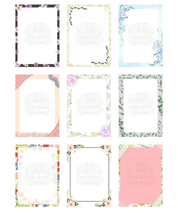 Journal Design-50 beautifully crafted art sheets - Image 5