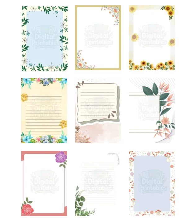 Journal Design-50 beautifully crafted art sheets - Image 4